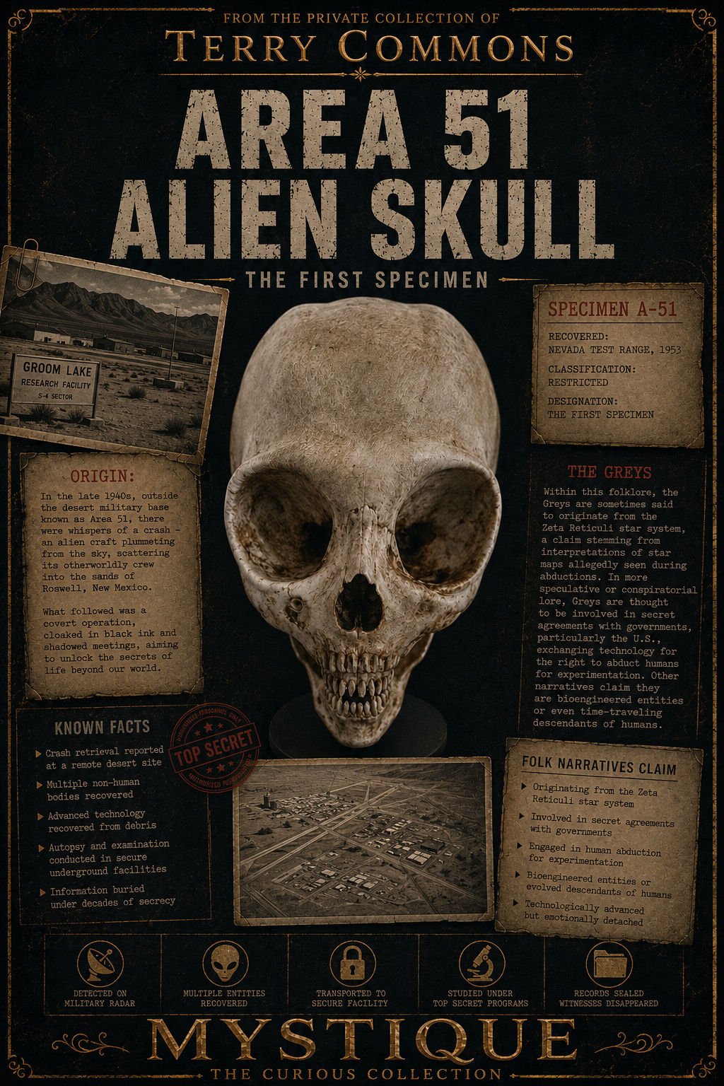 Area 51 Alien Skull