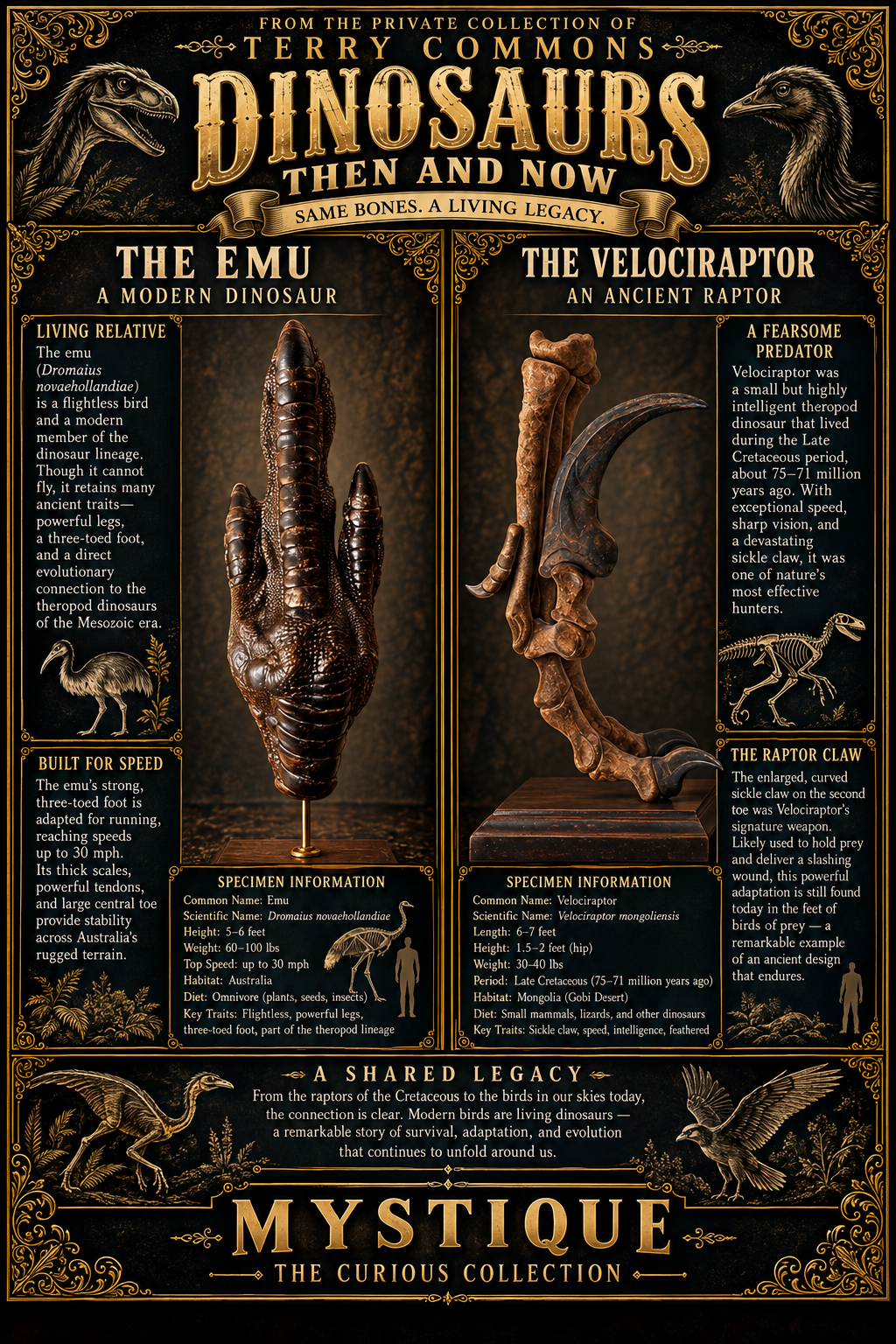 Dinosaurs Then and Now
