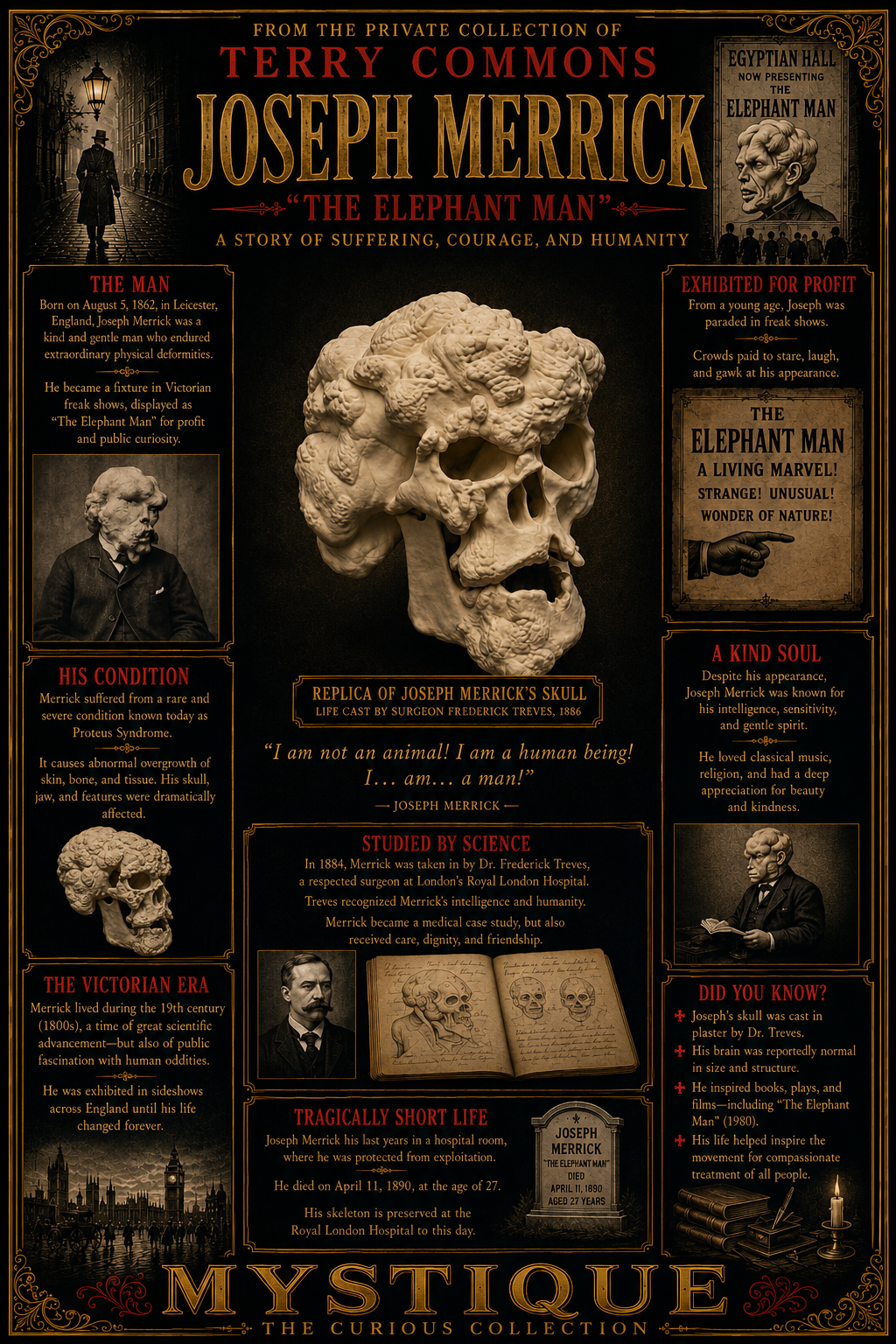 Joseph Merrick — The Elephant Man