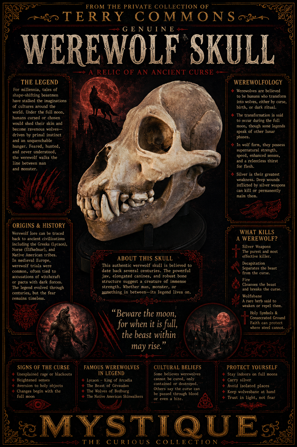 Werewolf Skull